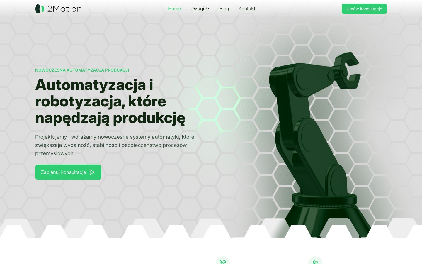 2motion.pl — widok desktop